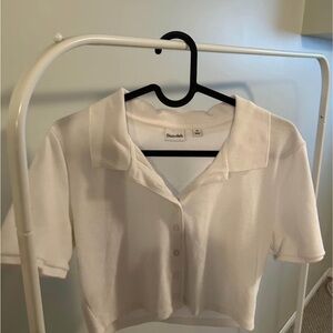 Aritzia White Button Down Shirt